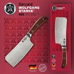 Baccarat Wolfgang Starke Oak Cleaver Knife 17.5cm -Knives Sales Store PCP 1033653 5