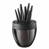 THE EGG By Baccarat ID3 Black Samurai Knife Block 9 Piece -Knives Sales Store PCP 1033658