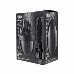 THE EGG By Baccarat ID3 Black Samurai Knife Block 9 Piece 17 THE EGG By Baccarat ID3 Black Samurai Knife Block 9 Piece -Knives Sales Store PCP 1033658 5