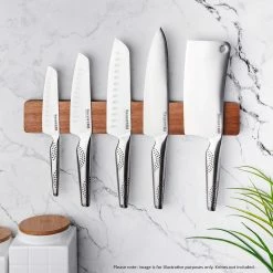 Baccarat ID3 Magnetic Acacia Wood Wall Mounted Knife Holder 40cm Brown 8 Baccarat ID3 Magnetic Acacia Wood Wall Mounted Knife Holder 40cm Brown -Knives Sales Store PCP 1033696 3