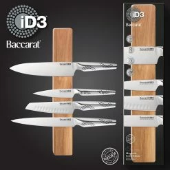 Baccarat ID3 Magnetic Acacia Wood Wall Mounted Knife Holder 40cm Brown 10 Baccarat ID3 Magnetic Acacia Wood Wall Mounted Knife Holder 40cm Brown -Knives Sales Store PCP 1033696 5