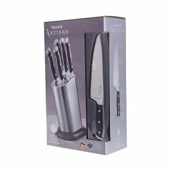 Baccarat Artisan Stahl 6 Piece Knife Block -Knives Sales Store PCP 1033948 5