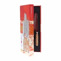 Baccarat Damashiro Emperor 3 Piece Santoku Knife Starter Set Ash -Knives Sales Store PCP 1034041 4