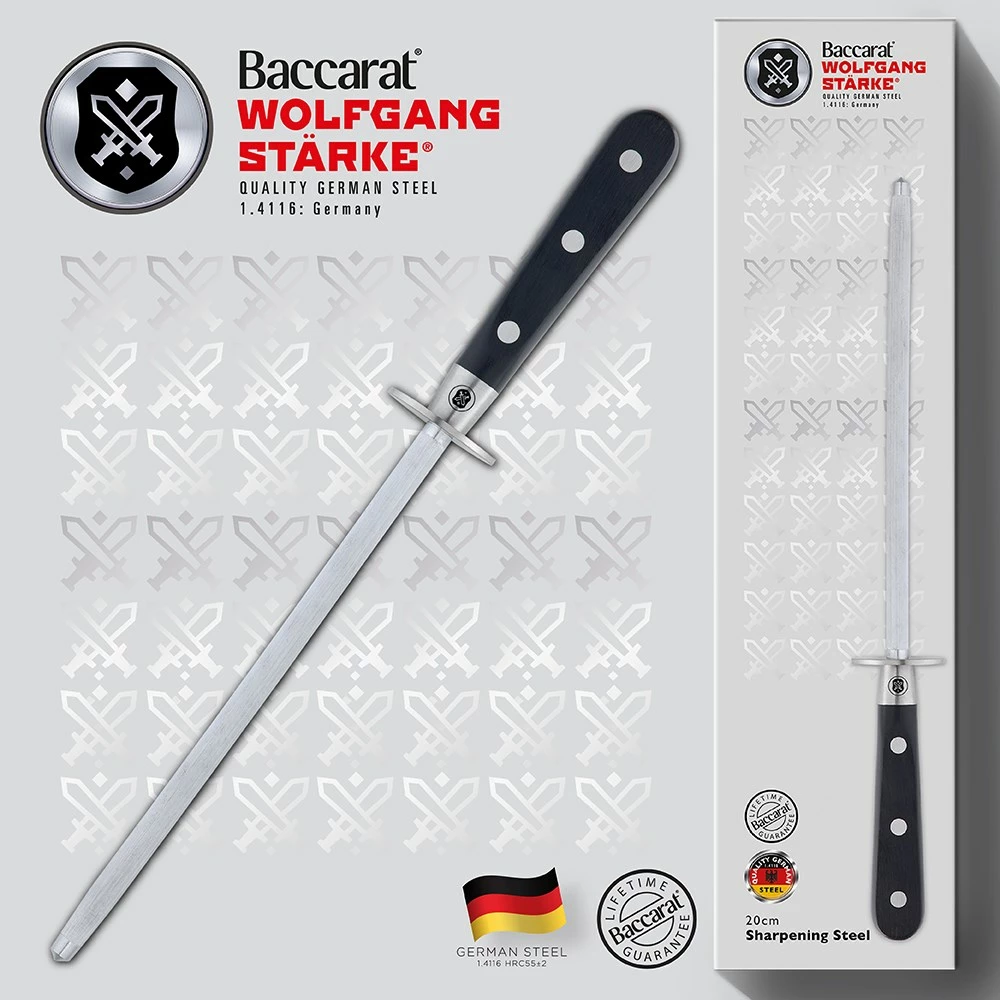 Baccarat Wolfgang Starke 20cm Sharpening Steel 4 Baccarat Wolfgang Starke 20cm Sharpening Steel - Image 2