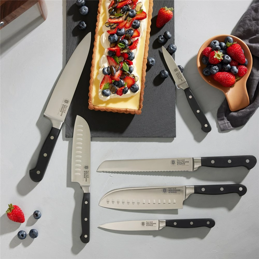 Baccarat Wolfgang Starke Klar Knife Block 7 Piece 5 Baccarat Wolfgang Starke Klar Knife Block 7 Piece - Image 3