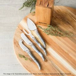 Marie Claire Domain Set Of 5 Pate & Cheese Knife Set Grey Marble 9 Marie Claire Domain Set Of 5 Pate & Cheese Knife Set Grey Marble -Knives Sales Store PCP 1034687 4