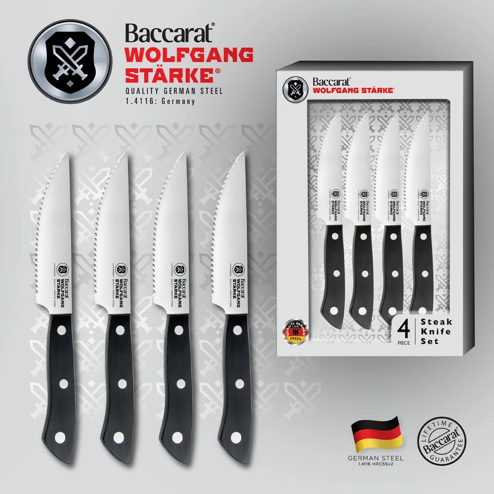 Baccarat Wolfgang Starke Steak 4 Piece 4 Baccarat Wolfgang Starke Steak 4 Piece - Image 2
