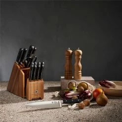 Baccarat Wolfgang Starke Kutchin Knife Block 11 Piece 16 Baccarat Wolfgang Starke Kutchin Knife Block 11 Piece -Knives Sales Store PCP 1035657 6 1