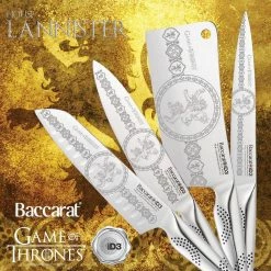 Baccarat ID3 Cleaver Knife 17.5cm Game Of Thrones Lannister -Knives Sales Store PCP 1036098 3