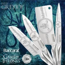 Baccarat ID3 Cleaver Knife 17.5cm Game Of Thrones GreyJoy -Knives Sales Store PCP 1036099 3