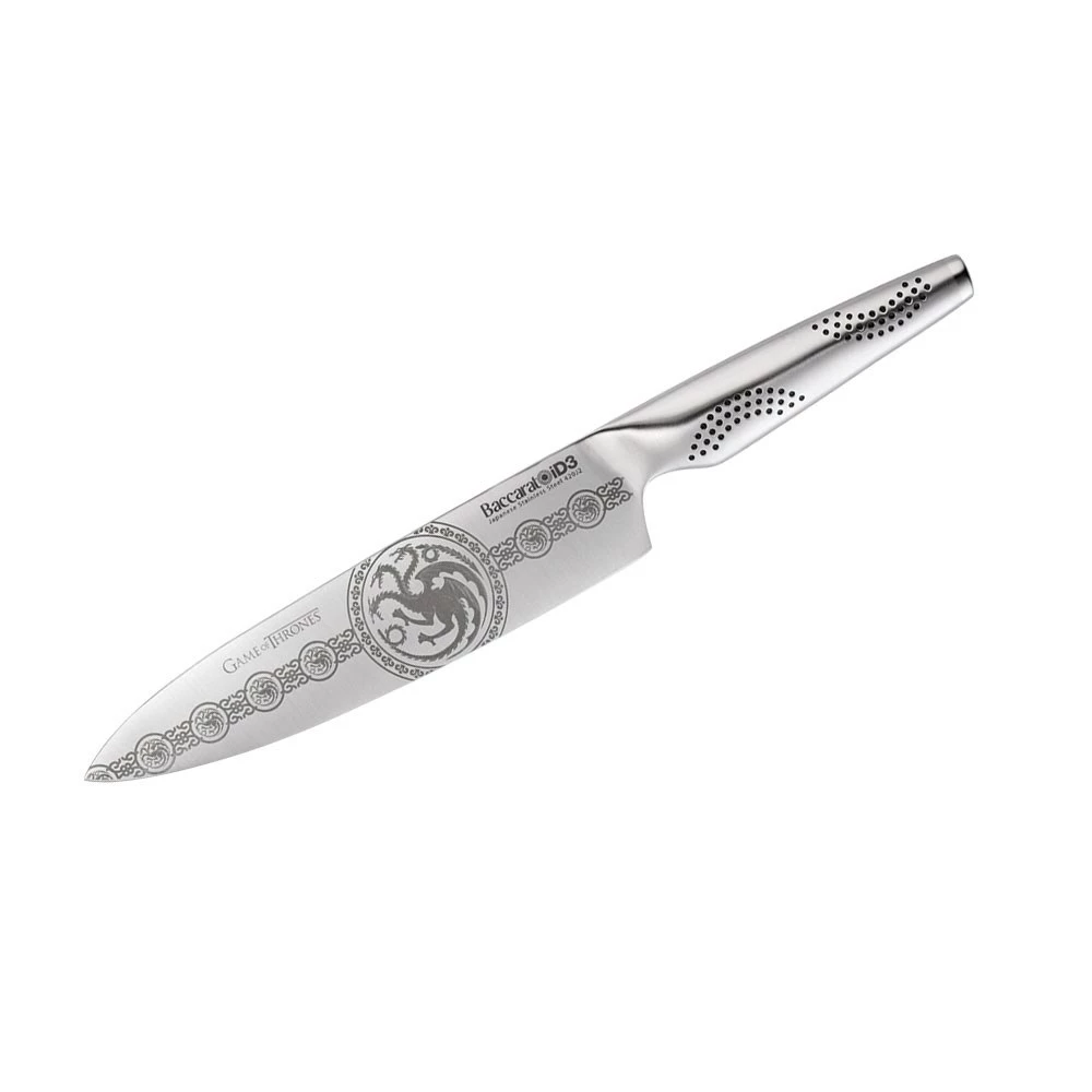 Baccarat ID3 Chefs Knife 20cm Game Of Thrones Targaryen 3 Baccarat ID3 Chefs Knife 20cm Game Of Thrones Targaryen