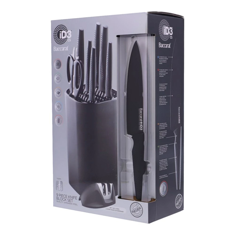 Baccarat ID3 CS 9 Piece Yami Knife Block 5 Baccarat ID3 CS 9 Piece Yami Knife Block - Image 3