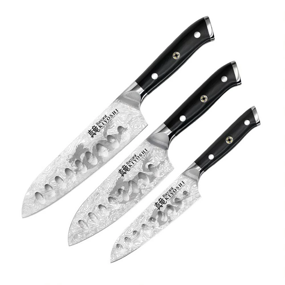 Baccarat® Kiyoshi® Santoku Set Of 3 2 Baccarat® Kiyoshi® Santoku Set Of 3