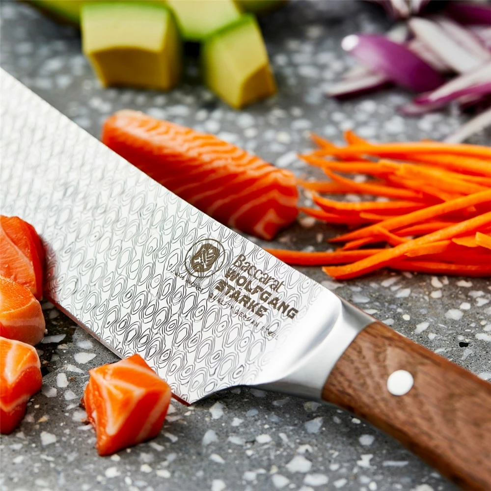 Baccarat Wolfgang Starke Oak Harz 7 Piece Knife Block 6 Baccarat Wolfgang Starke Oak Harz 7 Piece Knife Block - Image 4