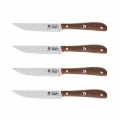 Baccarat Wolfgang Starke Oak Steak Knife Set Of 4