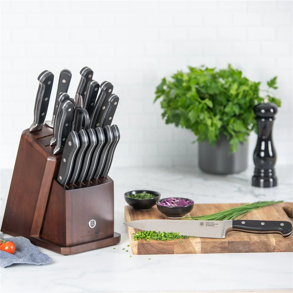 Baccarat Wolfgang Starke Ernst 17 Piece Knife Block 5 Baccarat Wolfgang Starke Ernst 17 Piece Knife Block - Image 3