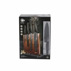 Baccarat ID3 Black Samurai 5 Piece Ona Knife Block Set -Knives Sales Store PCP 1039032 4