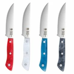 Baccarat Wolfgang Starke 4 Piece Steak Knife Set Multi Colour