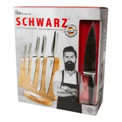 Baccarat SCHWARZ Zah 6 Piece Knife Block -Knives Sales Store PCP 1040460 5