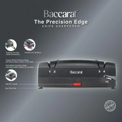 Baccarat The Precision Edge Electric Knife Sharpener Black 14 Baccarat The Precision Edge Electric Knife Sharpener Black -Knives Sales Store PCP 1040661 10