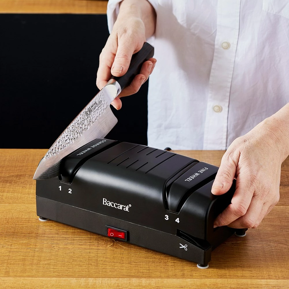 Baccarat The Precision Edge Electric Knife Sharpener Black 6 Baccarat The Precision Edge Electric Knife Sharpener Black - Image 5