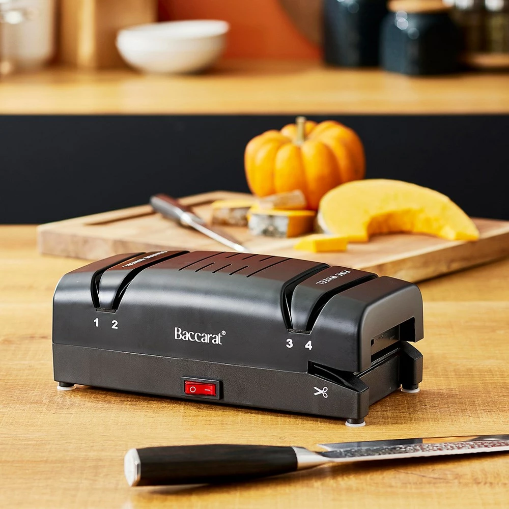 Baccarat The Precision Edge Electric Knife Sharpener Black 7 Baccarat The Precision Edge Electric Knife Sharpener Black - Image 6