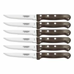 Tramontina Churrasco Gaucho 6 Piece Jumbo Steak Knife Set 12cm